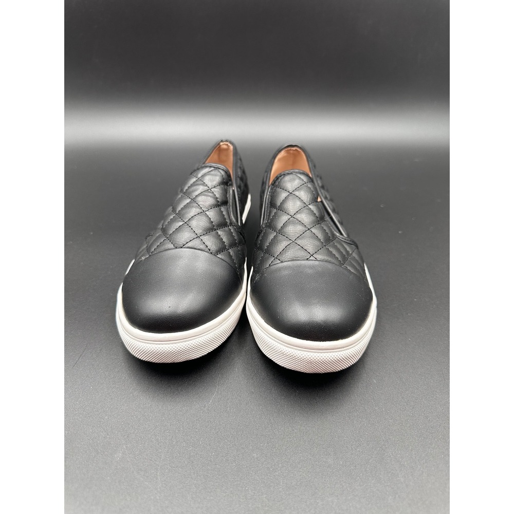 Steve Madden Black Quilted Slip On slim Fit Sneakers Women's Size 9.5M - Picture 6 of 8